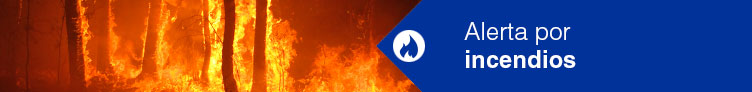 Alerta por incendios 