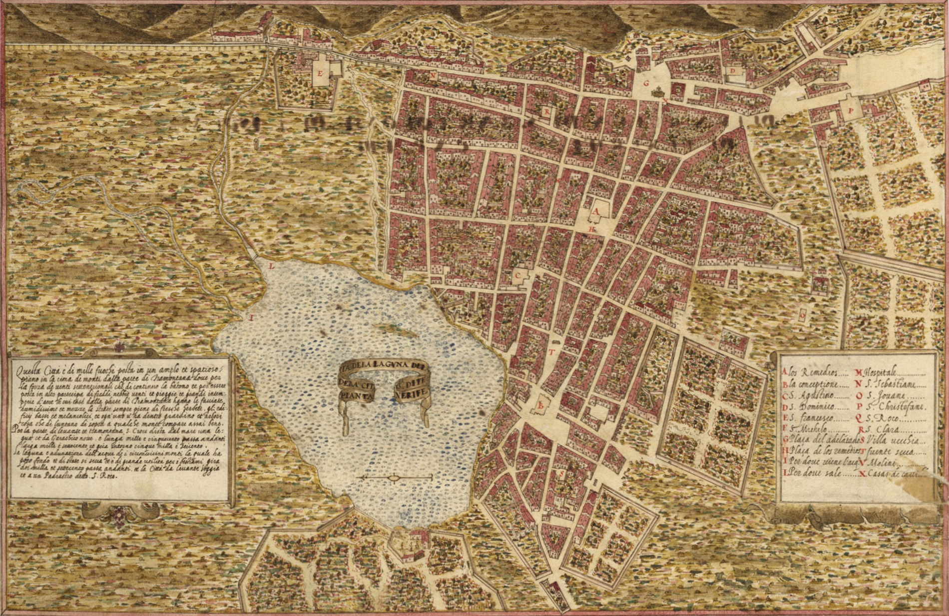 Plano de La Laguna