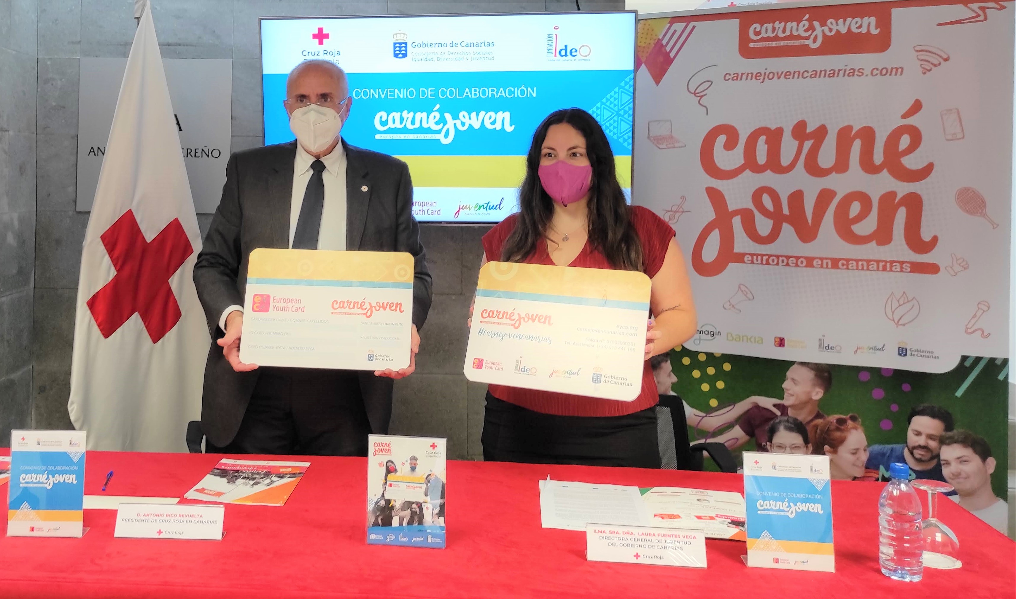 Convenio Juventud y Cruz Roja para promover la integración laboral y social de la población juvenil canaria. Julio 2021