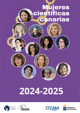 Cartel del proyecto Mujeres Científicas Canarias, curso 2024-2025.